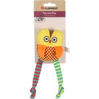 Flamingo Spielzeug Raibo Eule Gelb