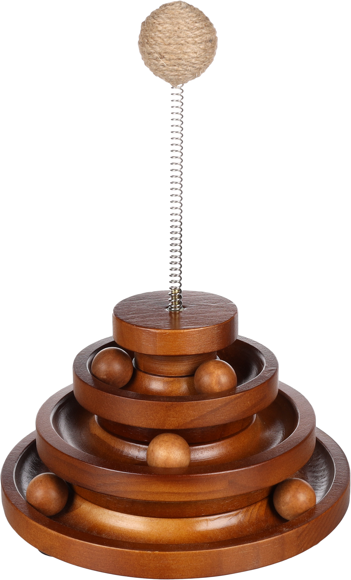 Flamingo Toy Cattivo Ball track with ball Brown