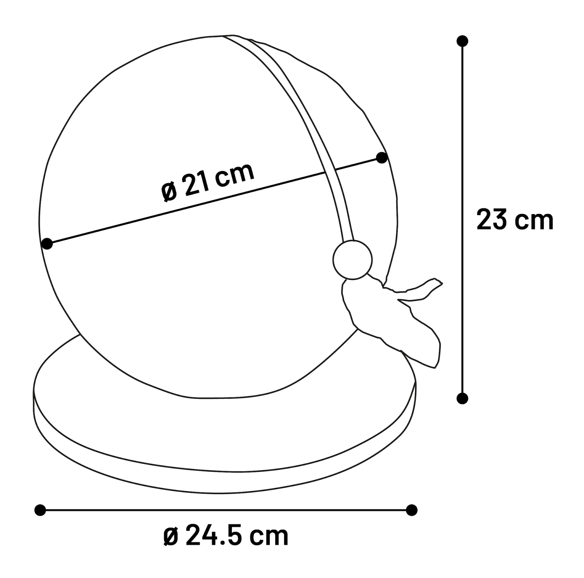Flamingo Scratching ball Estrella Brown