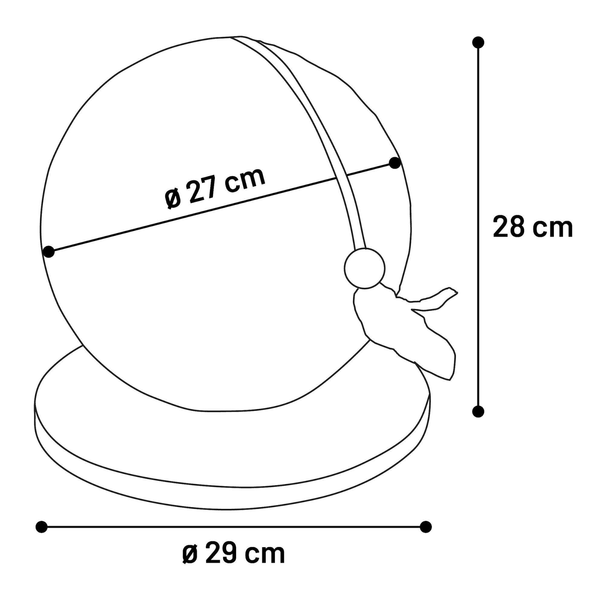 Flamingo Scratching ball Estrella Brown