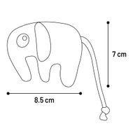 Flamingo Spielzeug Blaro Elefant Rot