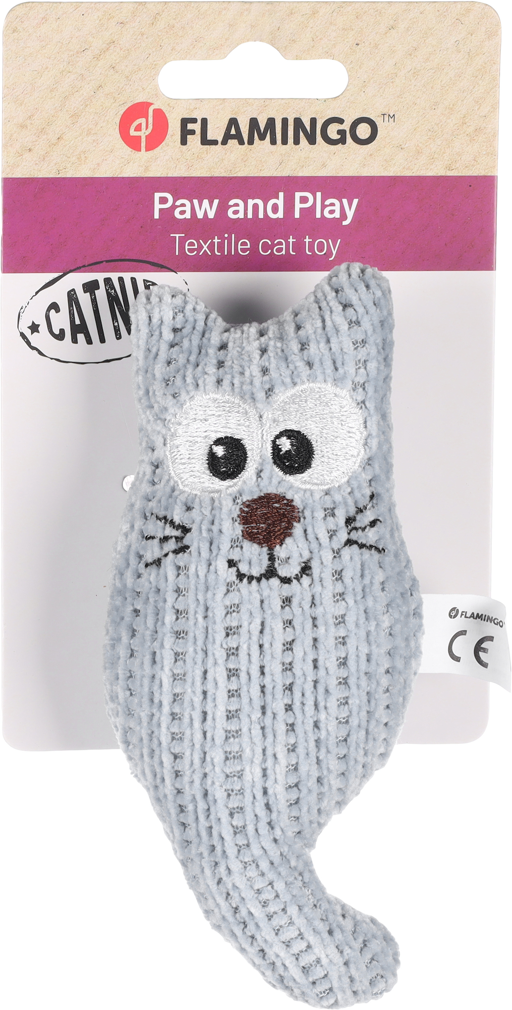 Flamingo Spielzeug Blaro Katze Blau