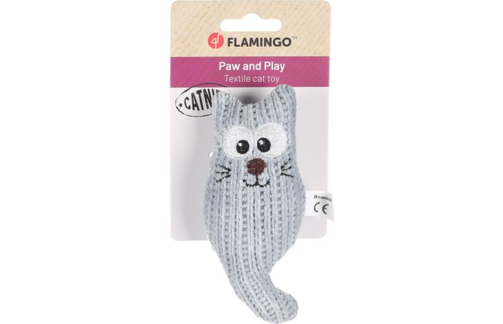 Flamingo Spielzeug Blaro Katze Blau