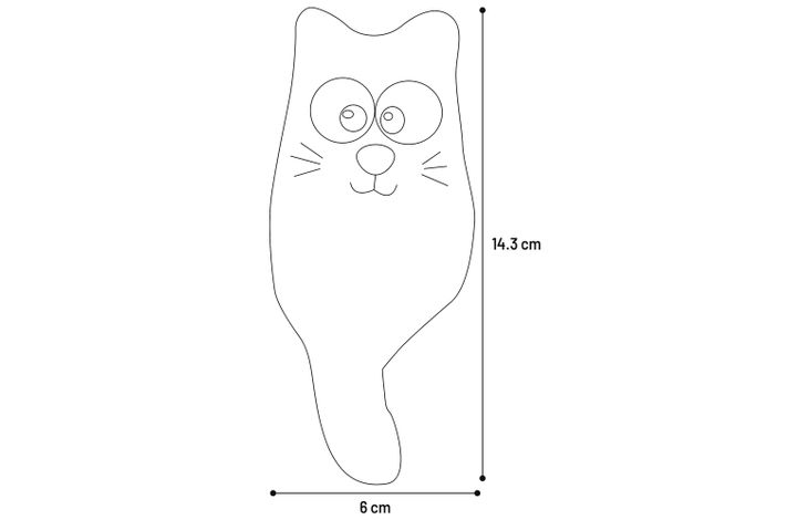 Flamingo Spielzeug Blaro Katze Rot