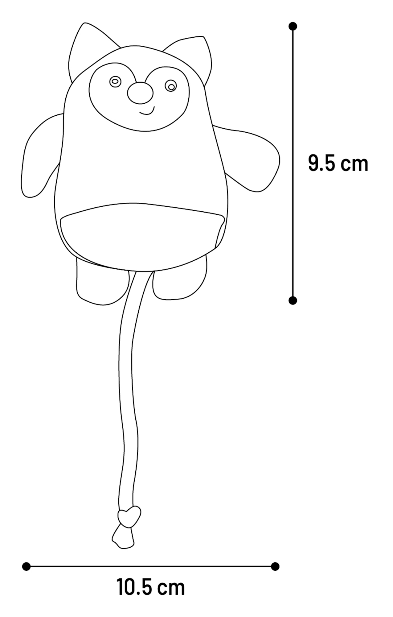 Flamingo Spielzeug Blaro Koala Rot