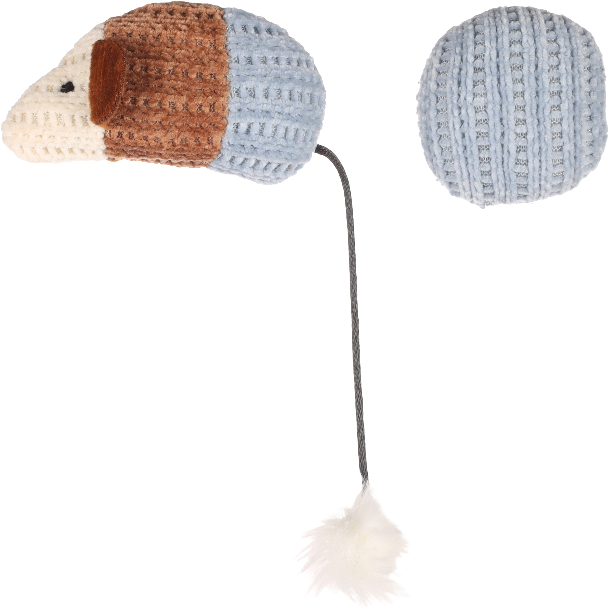 Flamingo Spielzeug Blaro Maus & Ball Blau