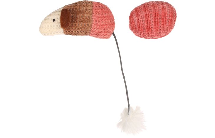 Flamingo Spielzeug Blaro Maus & Ball Rot