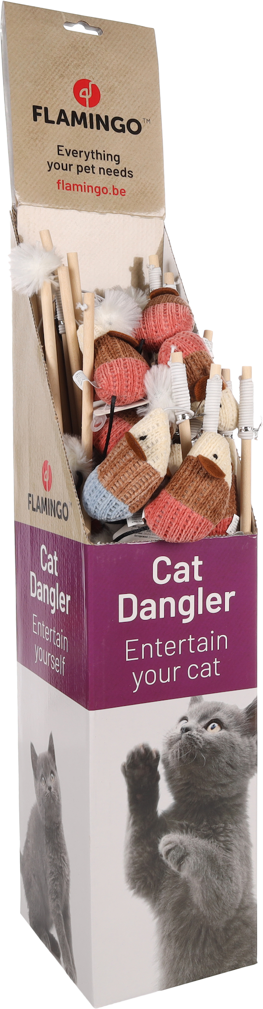 Flamingo Spielzeug Blaro Angel mit Maus Mehrere Farben