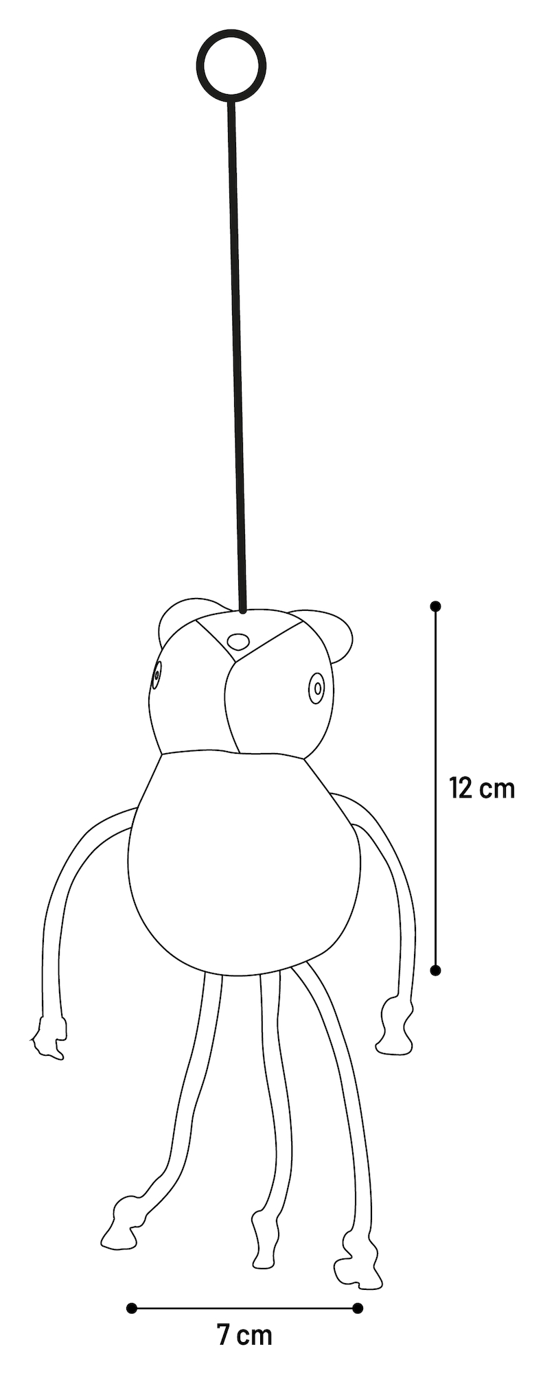 Flamingo Toy Jagre Mouse Yellow