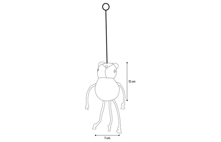 Flamingo Toy Jagre Mouse Yellow