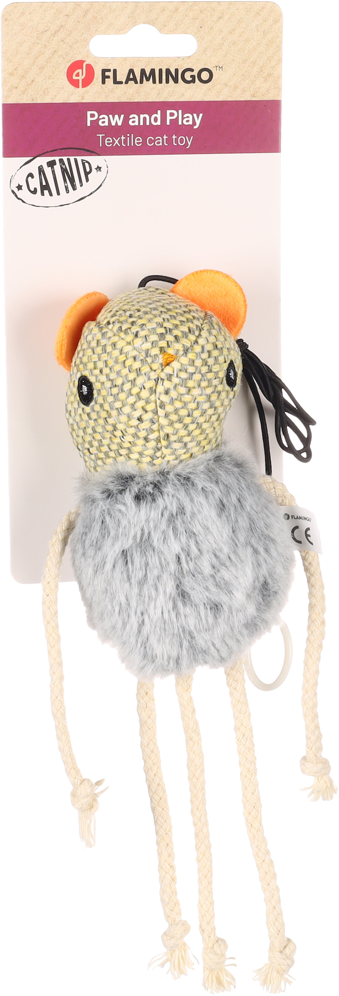 Flamingo Toy Jagre Mouse Yellow