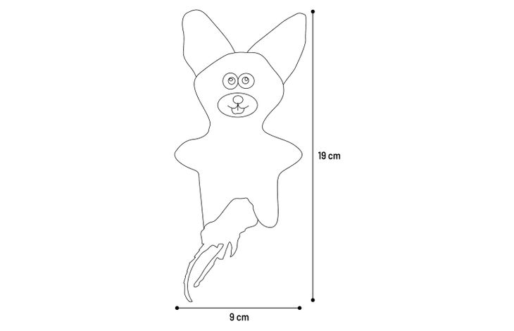 Flamingo Juguete Jagre Conejo Amarillo