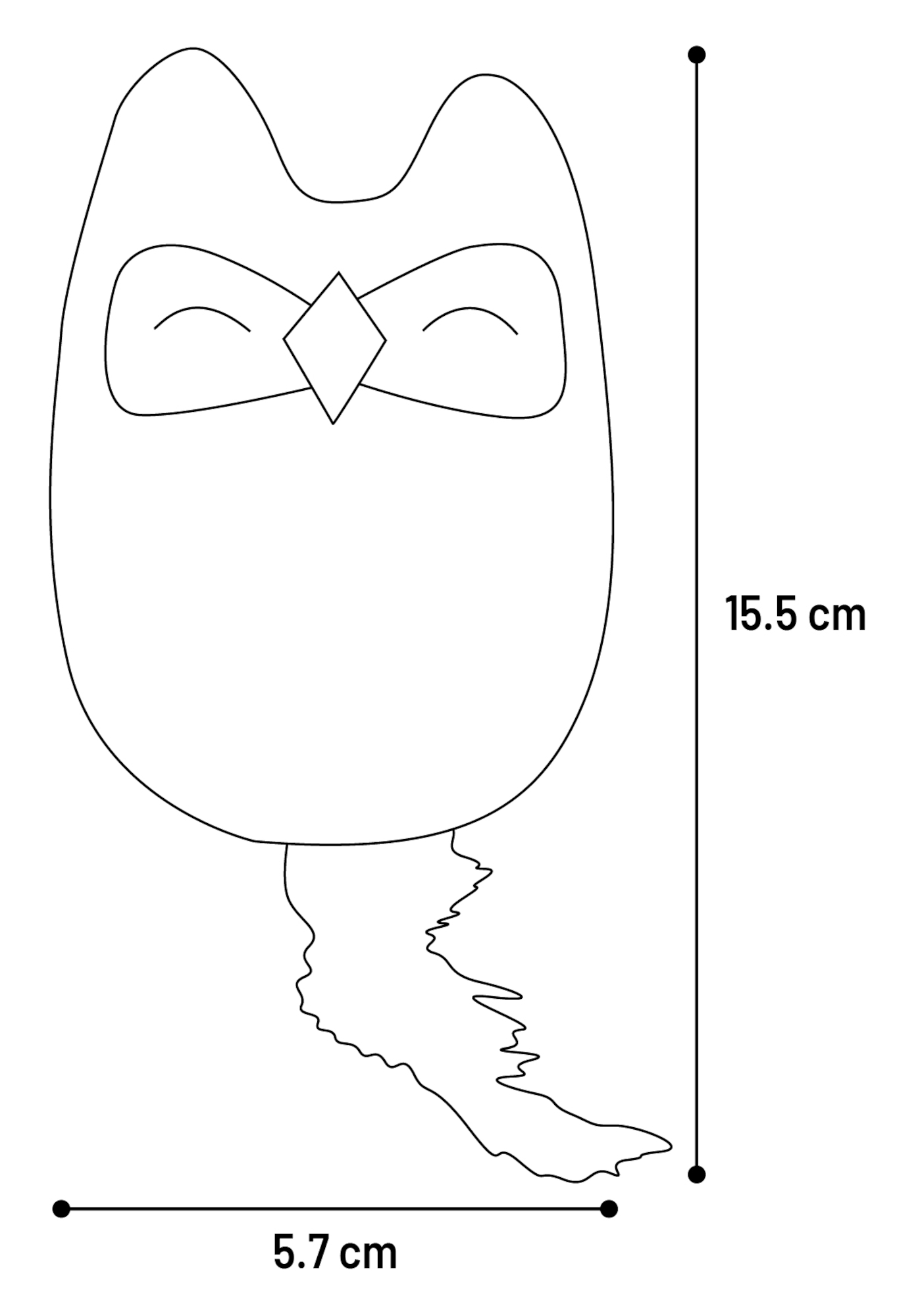 Flamingo Toy Jagre Owl Yellow