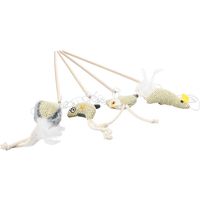Flamingo Toy Jagre Dangler with ball Yellow