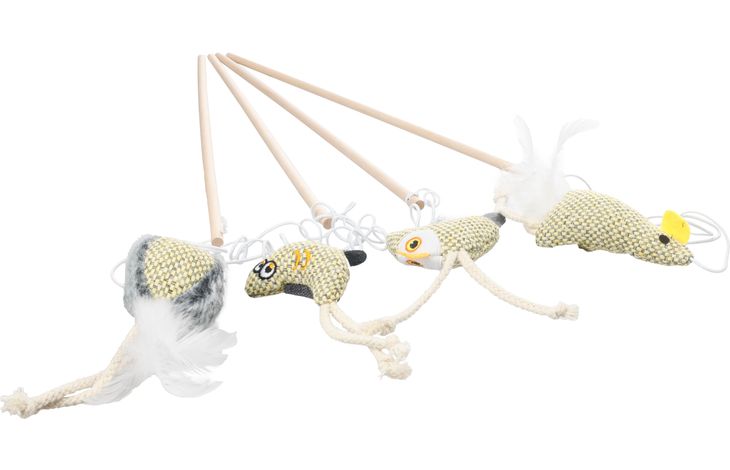 Flamingo Toy Jagre Dangler with ball Yellow