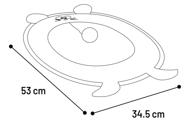 Flamingo Jouet Jagre  avec balle Jaune
