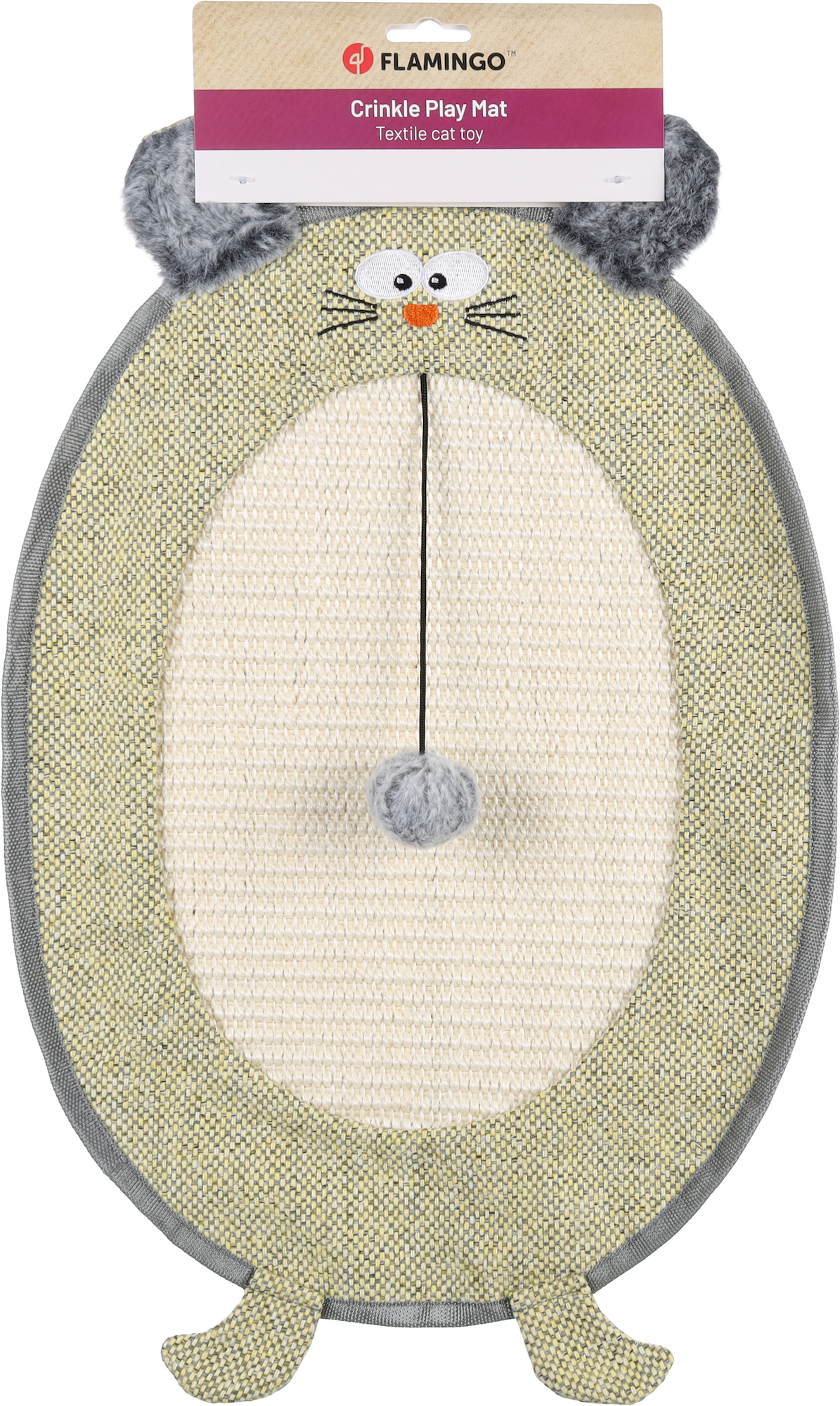 Flamingo Jouet Jagre  avec balle Jaune