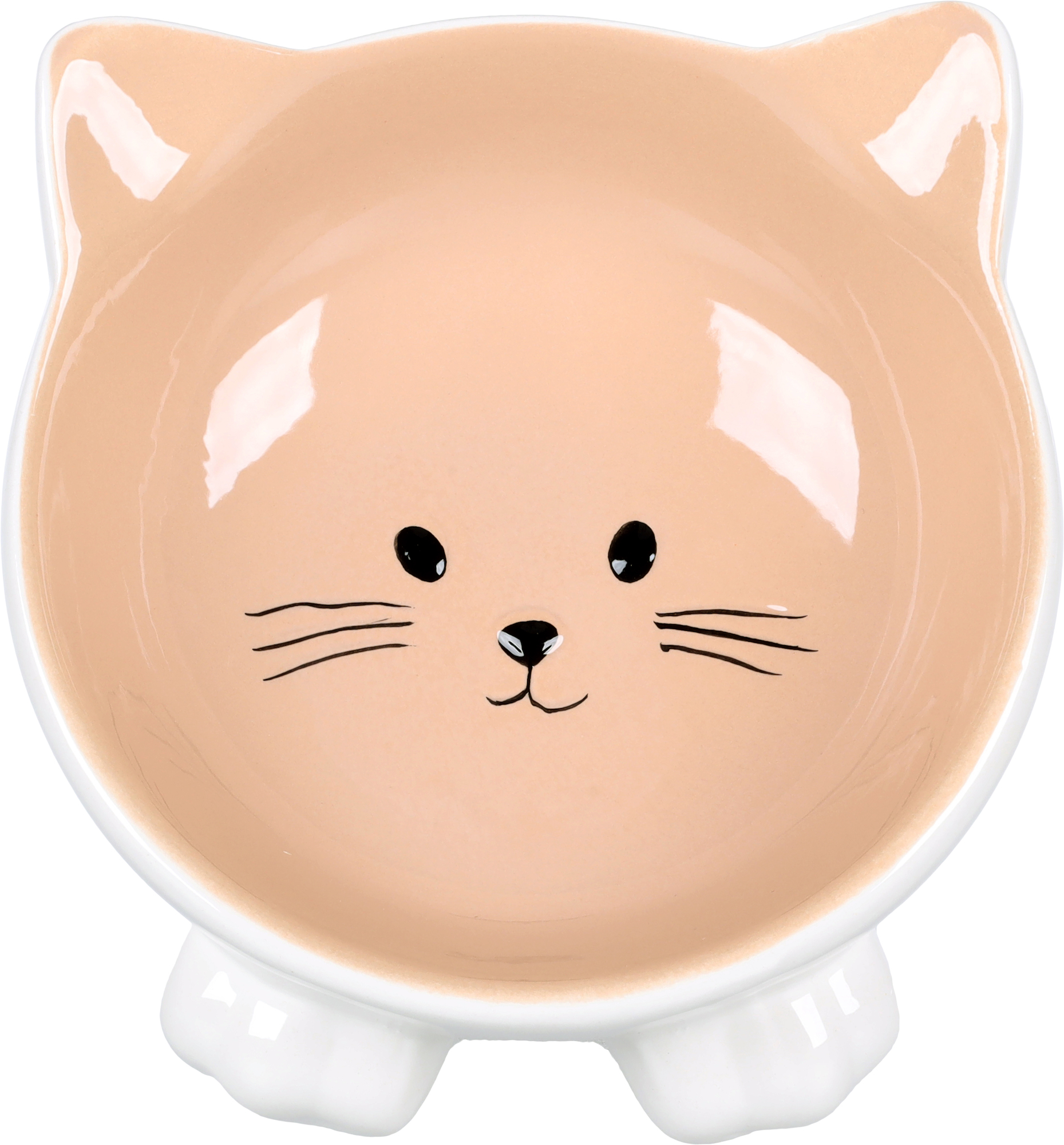 Flamingo Feeding and drinking bowl Puzi Taupe