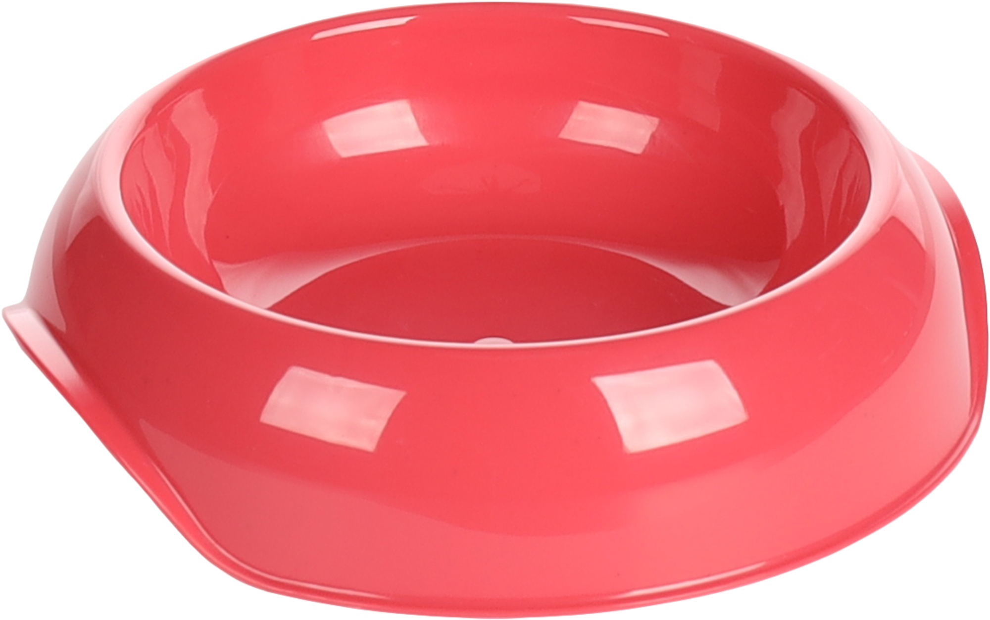 Flamingo Feeding and drinking bowl Muk Round Coral red