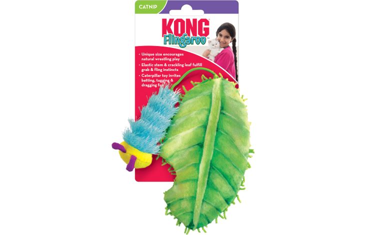 Kong® Kong® Speelgoed Flingaroo Rups Groen