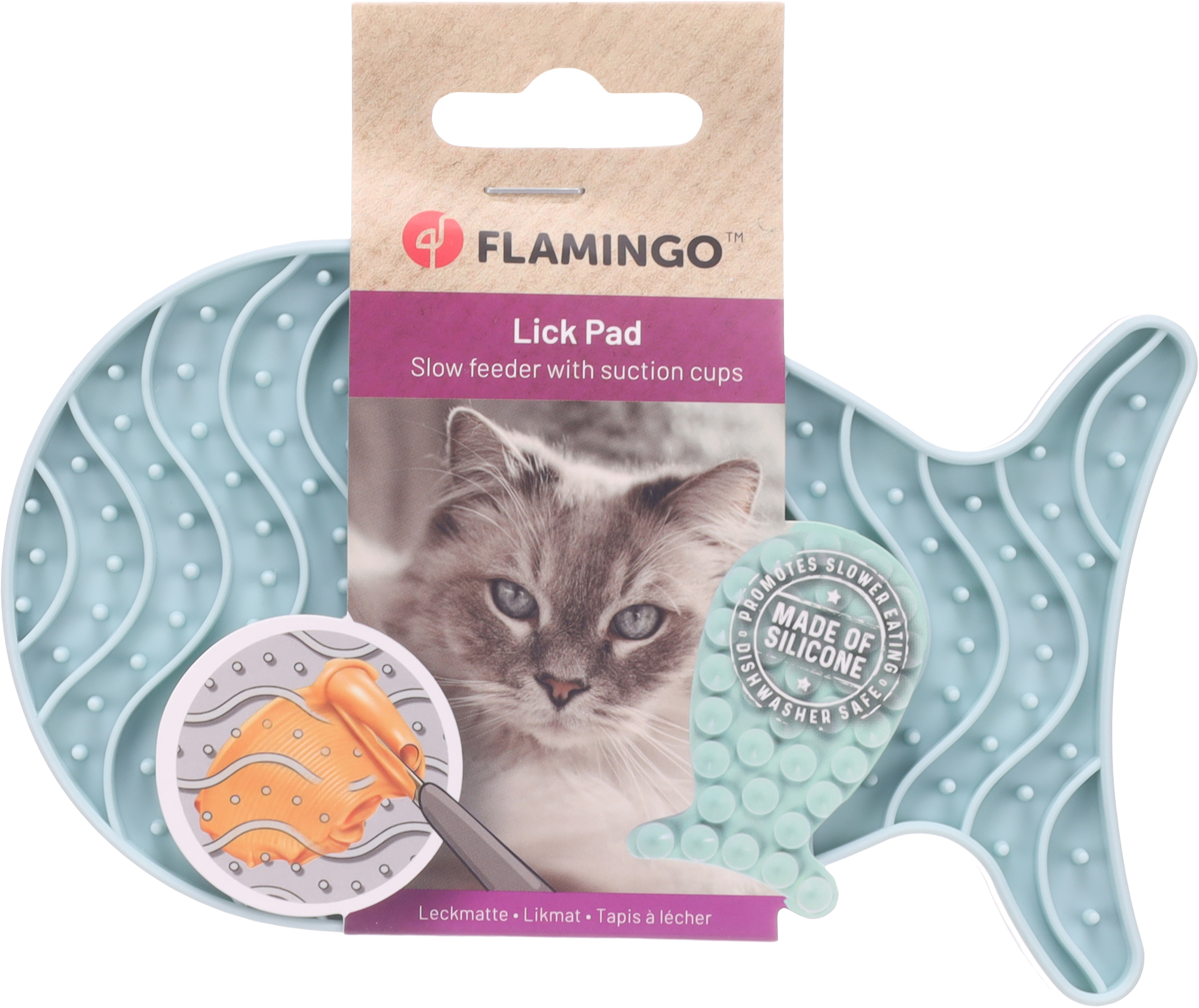 Flamingo Lick pad Marta Mint green