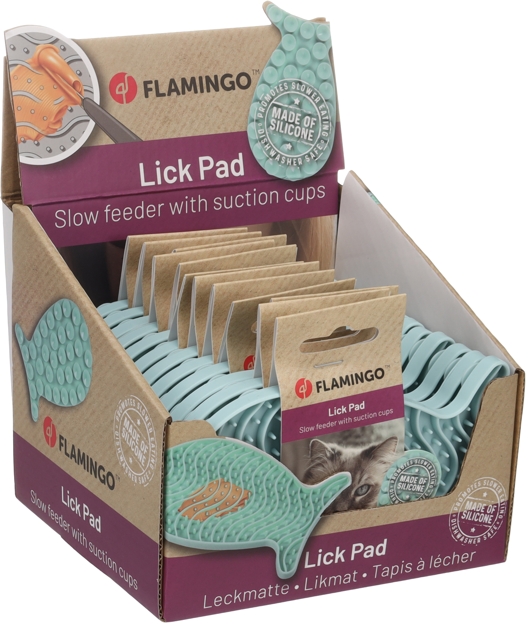 Flamingo Lick pad Marta Mint green