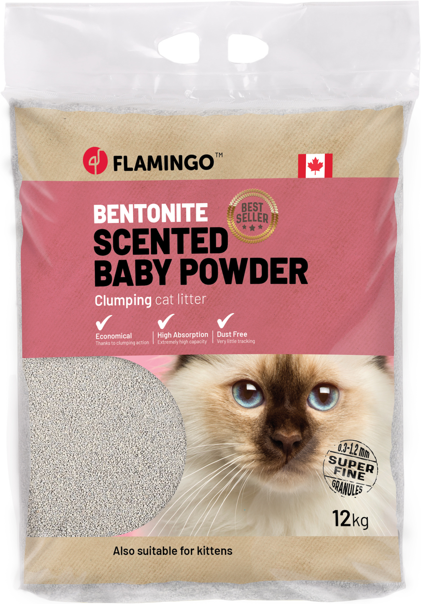 Baby powder cat litter best sale