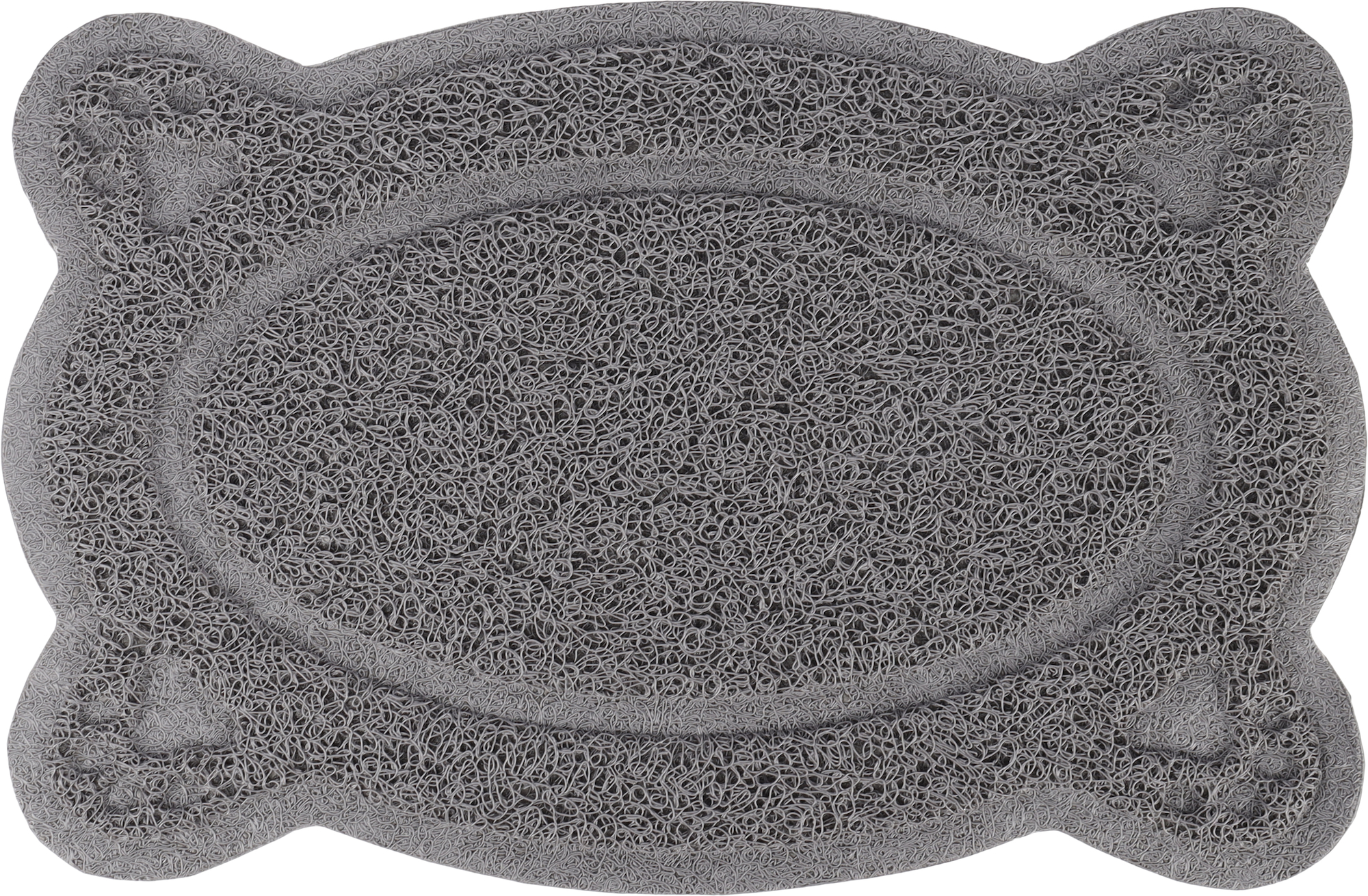 Flamingo Cat litter tray mat Randy Grey