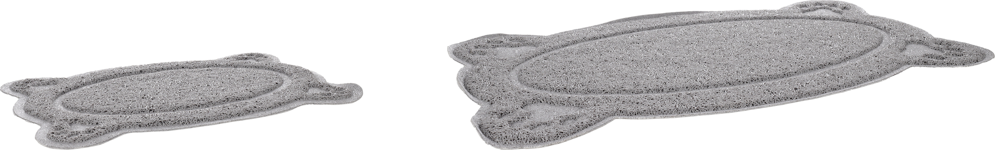 Flamingo Cat litter tray mat Randy Grey