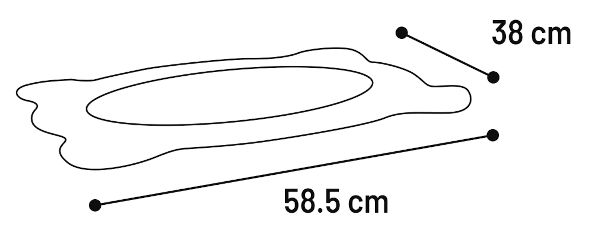 Flamingo Katzenstreu Matte Randy Grau