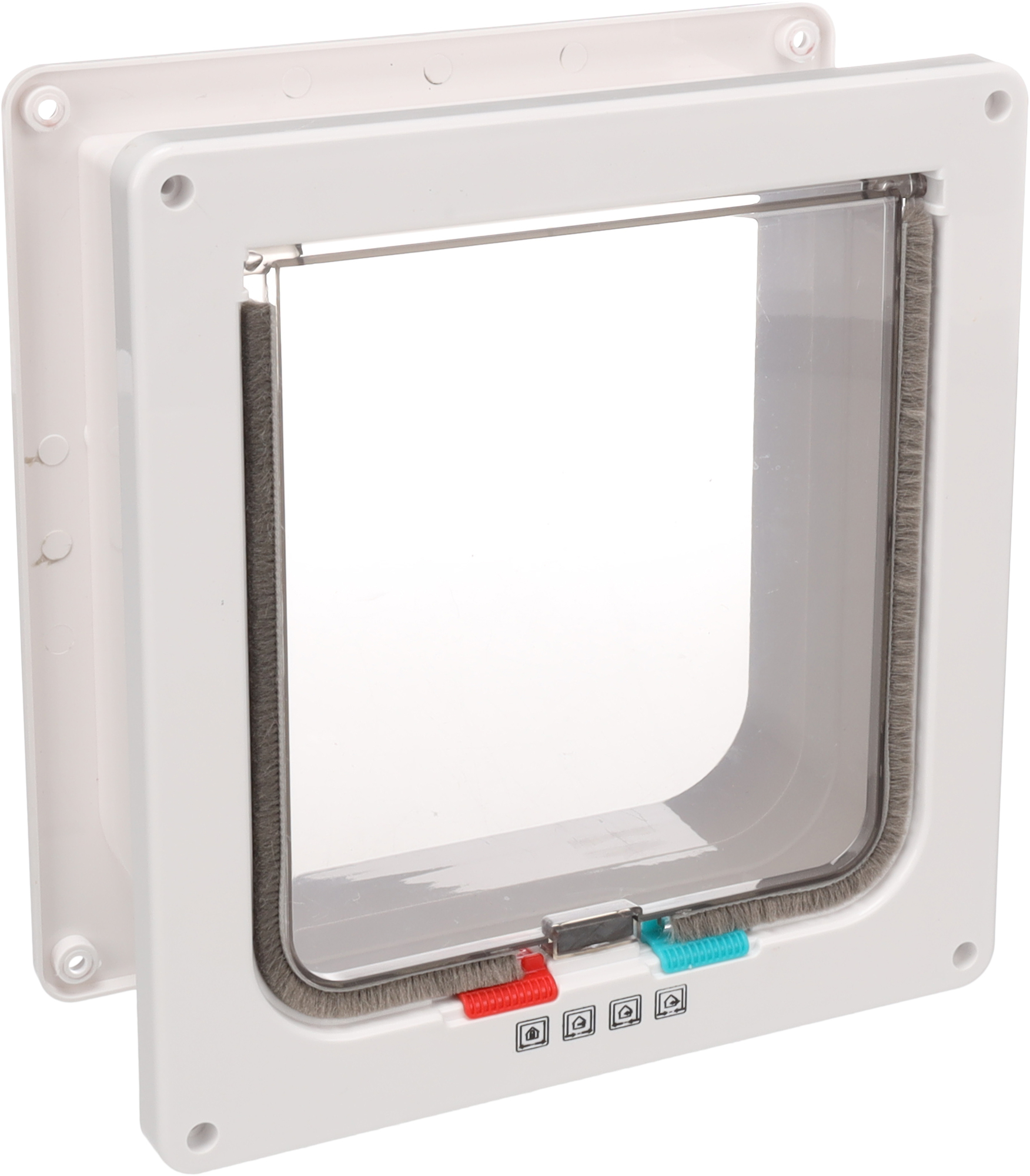 Flamingo Cat door & Tunnel 4 settings Jano White