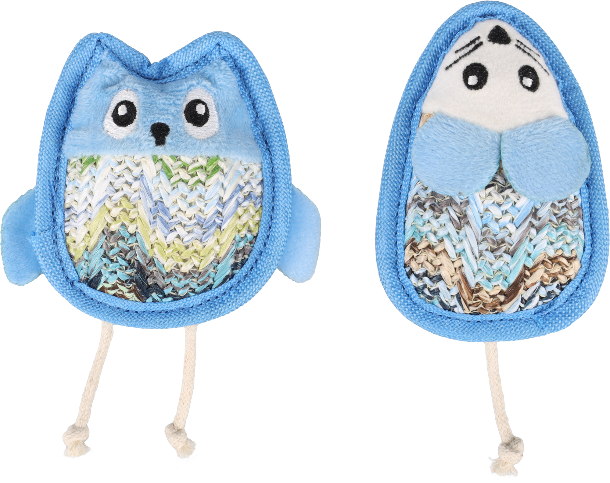 Flamingo Toy Kagra Owl & Mouse Blue