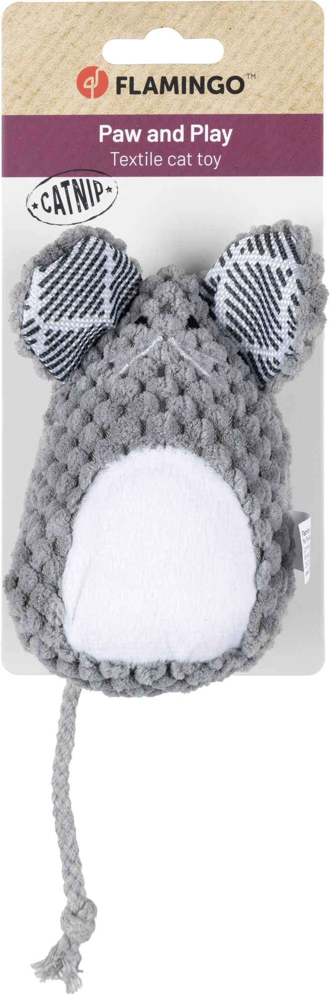 Flamingo Toy Mazzo Mouse Grey