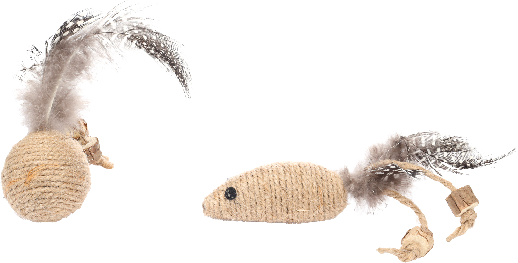 Flamingo Toy Yutsa Ball & Mouse Brown