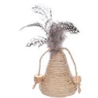 Flamingo Toy Yutsa Clock Brown