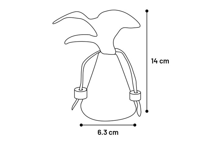Flamingo Toy Yutsa Clock Brown