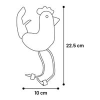 Flamingo Toy Yutsa Rooster Brown