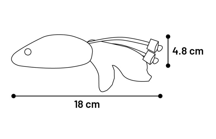 Flamingo Toy Yutsa Mouse Brown