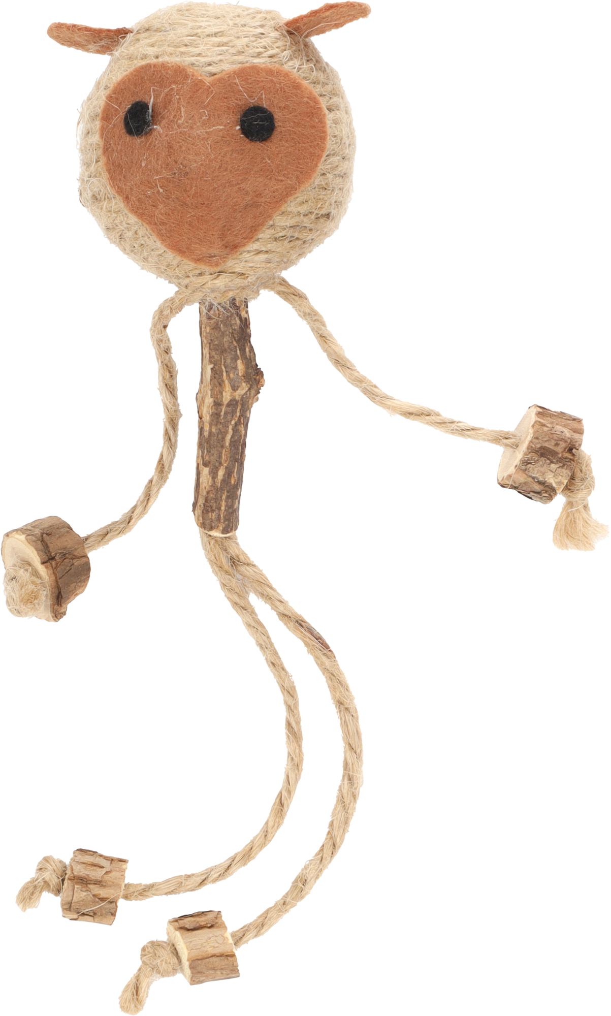 Flamingo Toy Yutsa Monkey Brown