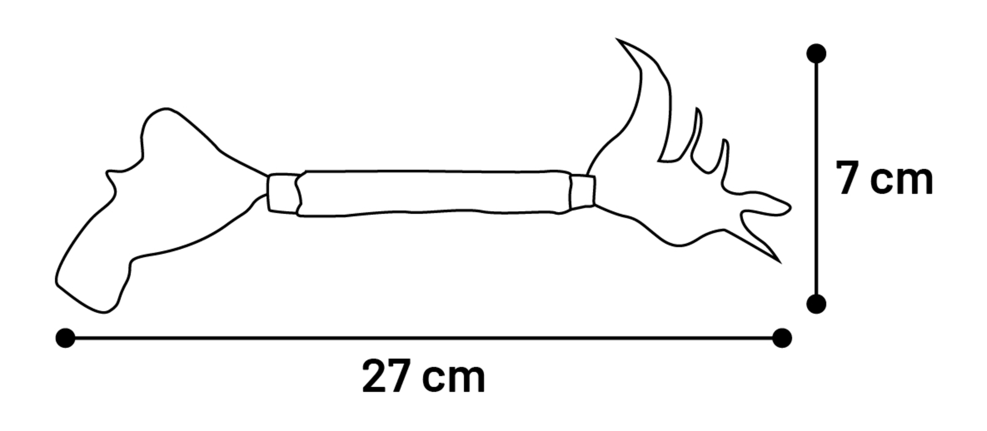 Flamingo Toy Yutsa Stick Brown