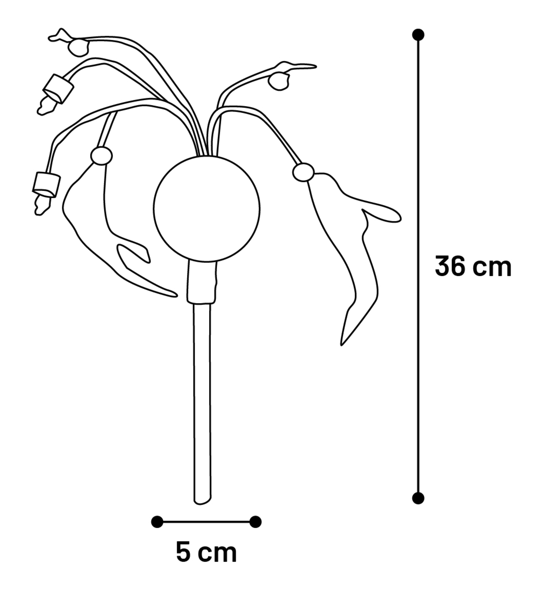 Flamingo Toy Yutsa Stick Brown