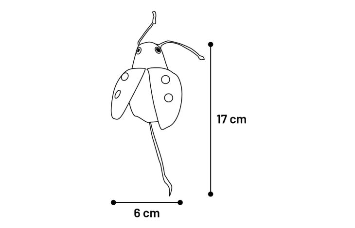 Flamingo Toy Lemmo Ladybug Green