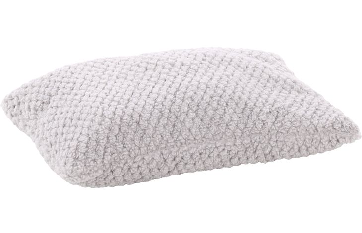 Flamingo Schlafplatz Jacquard Dreieck Grau