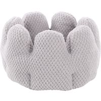 Flamingo Sleeping place Jacquard Round Grey