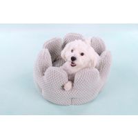 Flamingo Sleeping place Jacquard Round Grey