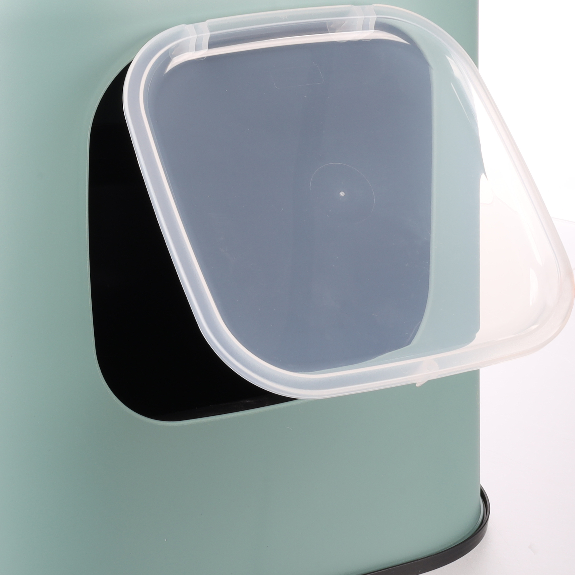 Flamingo Cat toilet Trudy Green