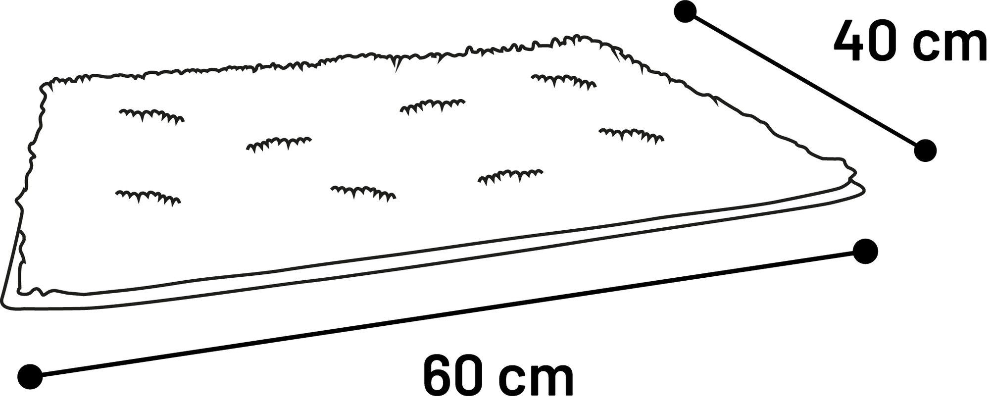 Flamingo Cat litter tray mat Rutt Grey