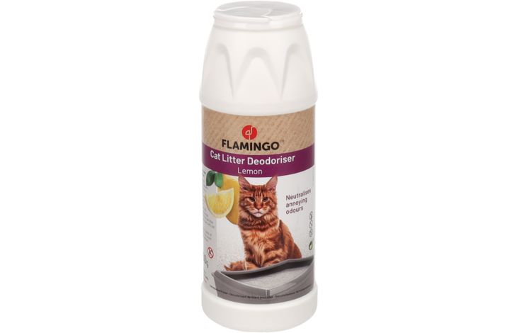 Flamingo Kattenbakontgeurder met citroengeur