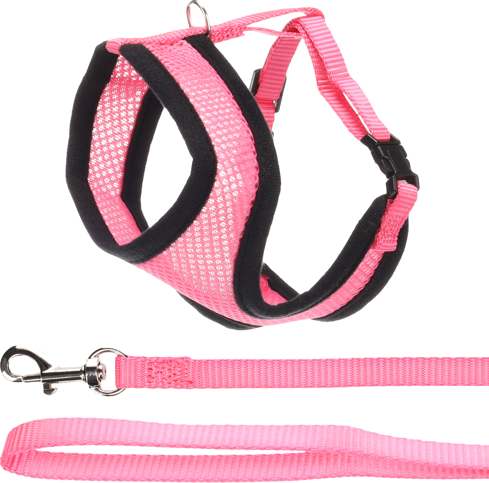 Flamingo Harness with leash Kitten Harms Pink