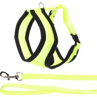 Flamingo Harnais avec laisse Harms Jaune